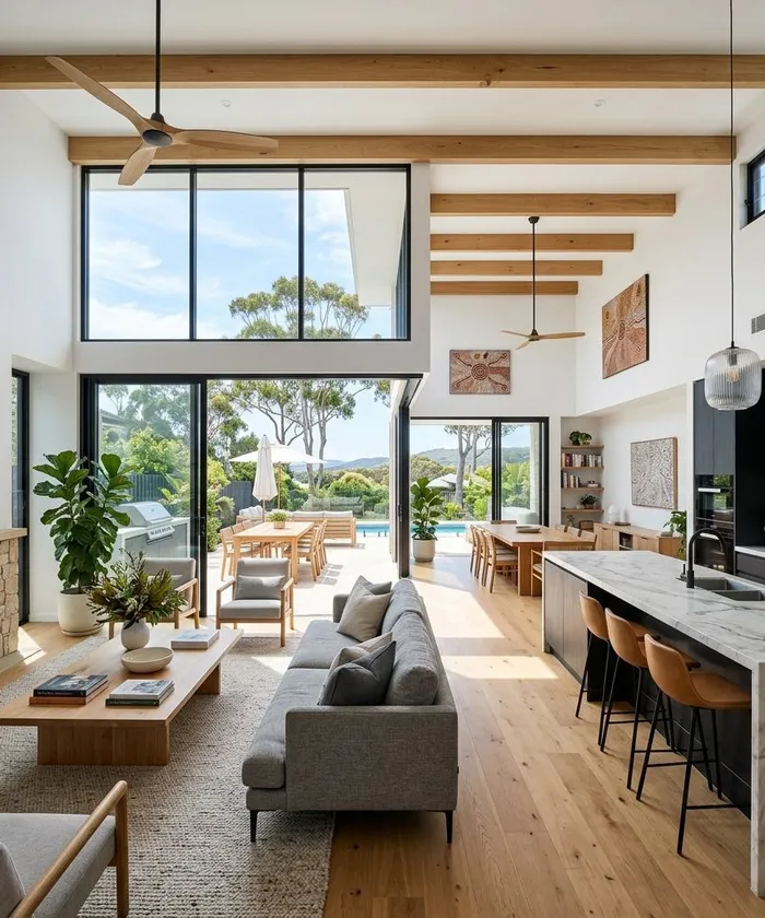 Modern Australian Open Plan Living